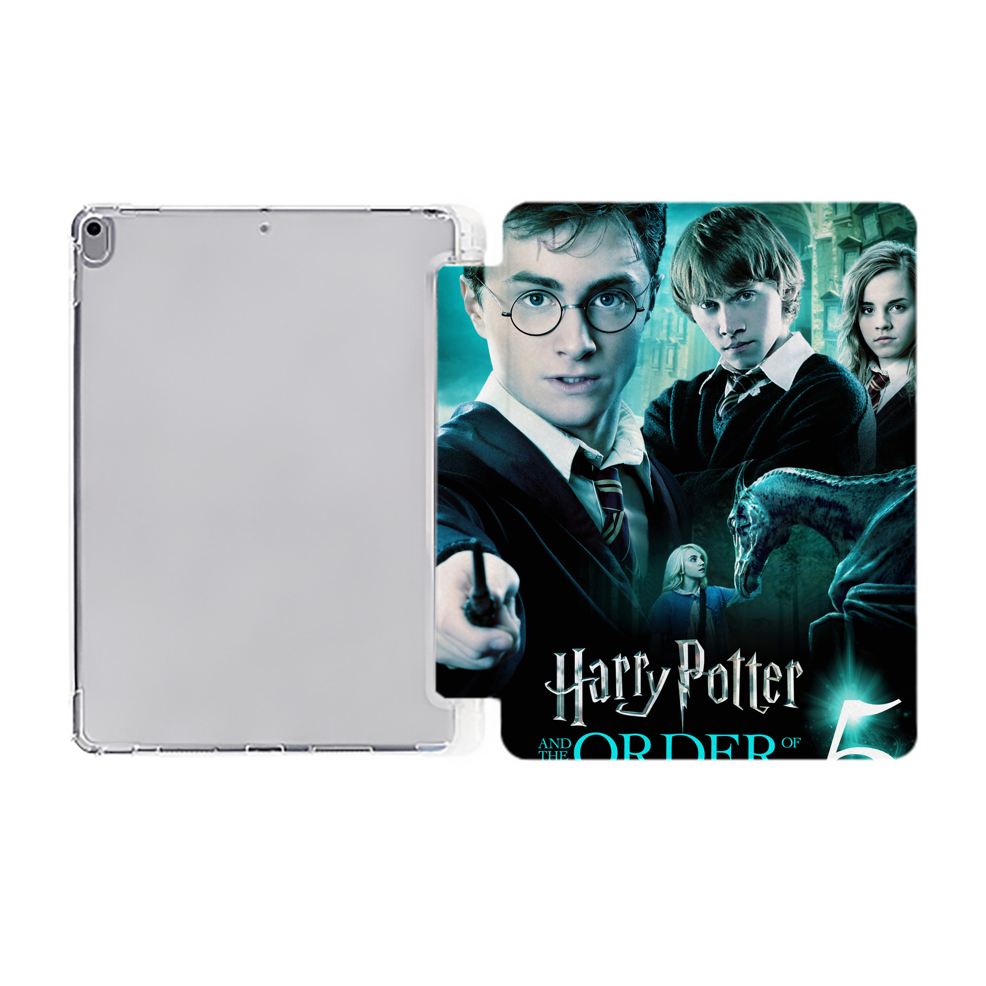 （画像用） Harry Potter ハリー・ポッターシリーズ IPad ケース ペン収納付き 三つ折りスタンド PUレザー×シリコン 対応機種9.5/10.5/10.9インチ